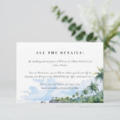 ビーチ熱帯サマー結婚ズ エンクロージャーカード (スタンド正面)