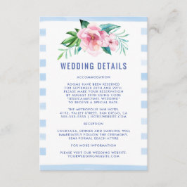 ビーチ熱帯フローラ水結婚色の詳細 エンクロージャーカード