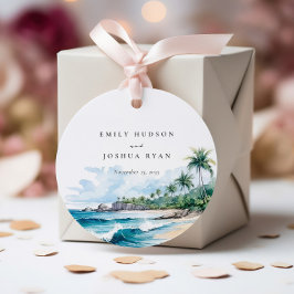 ビーチ熱帯水結婚色 フェイバータグ