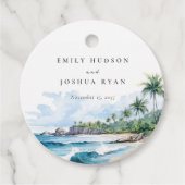 ビーチ熱帯水結婚色 フェイバータグ (正面)