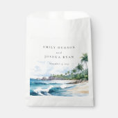 ビーチ熱帯水結婚色 フェイバーバッグ (正面)