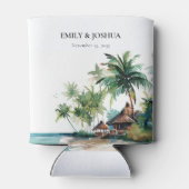 ビーチ熱帯水結婚色 缶クーラー (裏面)