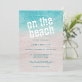 ビーチ熱帯水色で 招待状 (スタンド正面)
