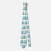 ビーチ熱帯音楽 ネクタイ (正面)