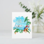 ビーチ熱帯音楽 ポストカード (スタンド正面)