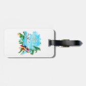 ビーチ熱帯音楽 ラゲッジタグ (裏面横)