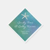 ビーチ熱帯魚ナプキン スタンダードカクテルナプキン (角)