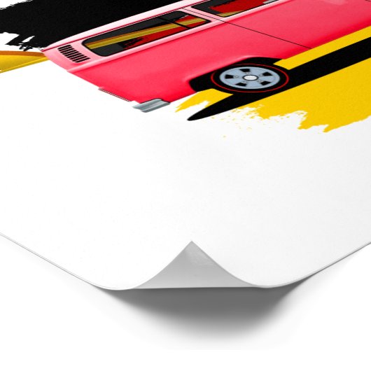 ビーチ爆弾 ポスター (角)