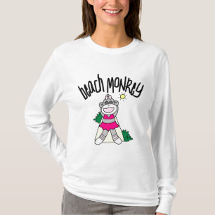 ビーチ猿のTシャツおよびギフト Tシャツ