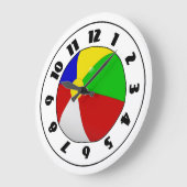 ビーチ玉時計 ラージ壁時計 (傾斜)