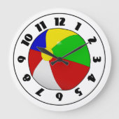 ビーチ玉時計 ラージ壁時計 (正面)