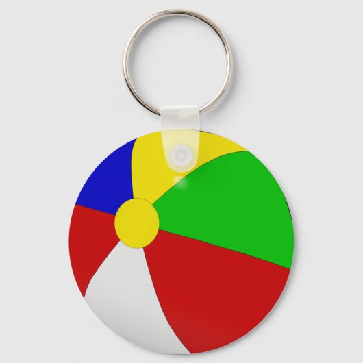 ビーチ球 キーホルダー (正面)