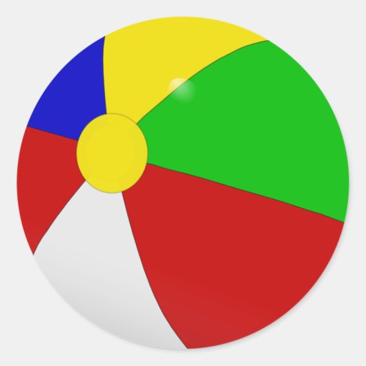ビーチ球 ラウンドシール (正面)