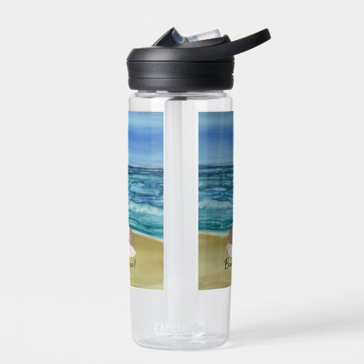 ビーチ甘い子犬のウォーターボトル ウォーターボトル (左面)