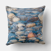 ビーチ石は湖岸にある クッション (裏面)