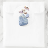 ビーチ石ステッカー ラウンドシール (バッグ)