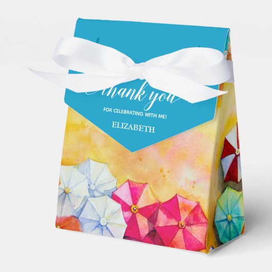 ビーチ砂の波ありがとう フェイバーボックス (正面サイド)