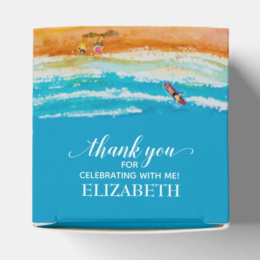 ビーチ砂の波サンキューフェイスボックス フェイバーボックス (上部)