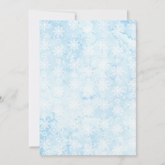 ビーチ砂エレガントティール(緑がかった色)金ゴールド結婚式招待状 招待状 (裏面)