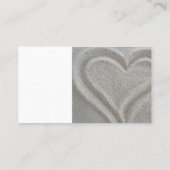 ビーチ砂ハートテーブル座席表 プレイスカード (裏面)