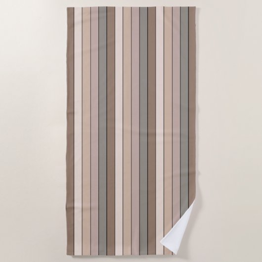 ビーチ砂地トーンカラーオンウォーター色紙 ビーチタオル (正面)