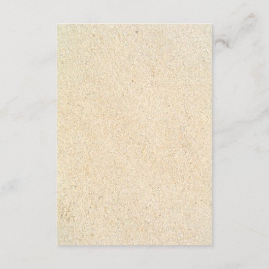 ビーチ砂結婚城の安全対策 エンクロージャーカード (裏面)