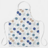 ビーチ砂色ドット エプロン (正面)