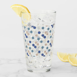 ビーチ砂色ドット タンブラーグラス