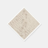 ビーチ砂足跡 スタンダードカクテルナプキン (角)