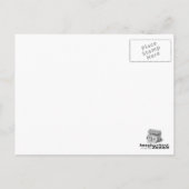 ビーチ砂n波 ポストカード (裏面)