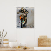 ビーチ競争 ポスター (キッチン)