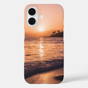 ビーチ素晴らしサンセット iPhone 16ケース