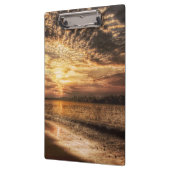 ビーチ素晴らしサンライズ クリップボード (左)