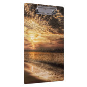 ビーチ素晴らしサンライズ クリップボード (右)