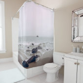 ビーチ素晴らしビュー シャワーカーテン (インサイチュ)