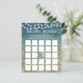 ビーチ素朴ヒトデブライダルシャワービンゴゲーム (スタンド正面)