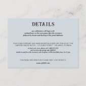 ビーチ結婚カップル エンクロージャーカード (正面)