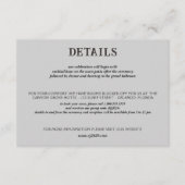 ビーチ結婚カップル エンクロージャーカード (正面)