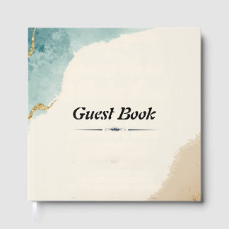 ビーチ結婚テーマのゲストブック ゲストブック