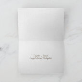 ビーチ結婚ハート カード (内部)