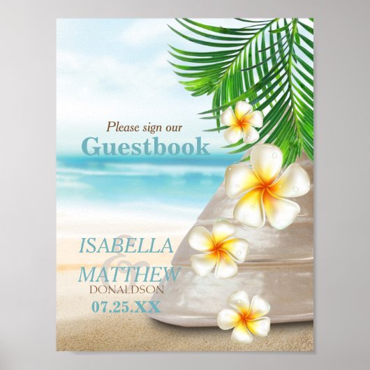 ビーチ結婚上の ポスター (正面)