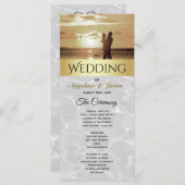 ビーチ結婚写真 プログラム (正面/裏面)