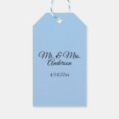 ビーチ結婚式ありがとう ギフトタグ (裏面)