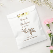 ビーチ結婚式ありがとう フェイバーバッグ (封をした状態)