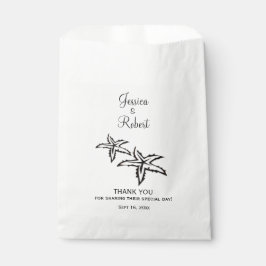 ビーチ結婚式ありがとう フェイバーバッグ