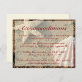 ビーチ結婚式のエンクロージャカード-ヒトデ及び貝 エンクロージャーカード (正面/裏面)