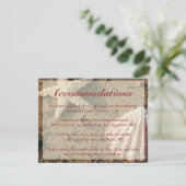 ビーチ結婚式のエンクロージャカード-ヒトデ及び貝 エンクロージャーカード (スタンド正面)