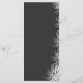 ビーチ結婚式の名刺(シャルボードパームの木) メニュー (裏面)