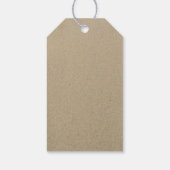 ビーチ結婚式の好意スターフィッシュありがとう ギフトタグ (裏面)