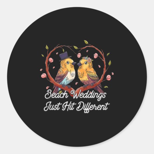 ビーチ結婚式は結婚式違うに来た ラウンドシール (正面)
